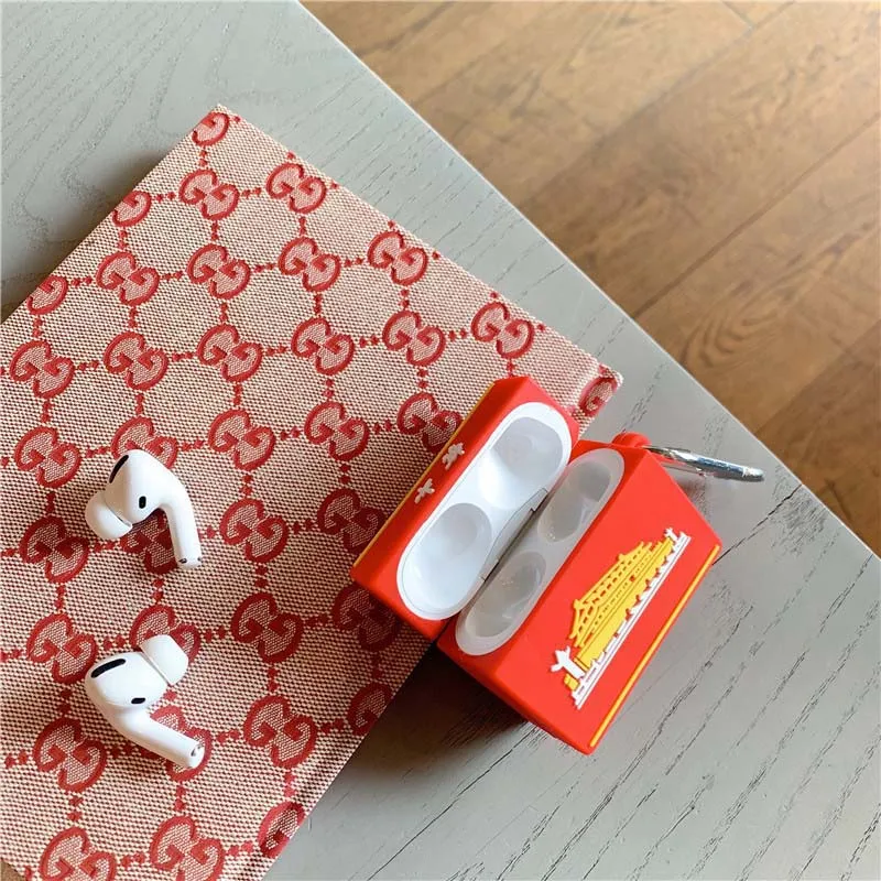Чехол для сигарет airpods Pro 3 чехол маджонг блютух против царапин ухо телефон airpod крюк мягкий силиконовый чехол