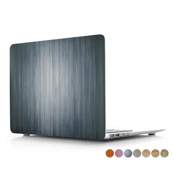 

Wood Grain Laptop Case For Macbook Air Pro Retina 11 12 13 15 Laptop Hard Shell Cover For Apple Mac Vintage + Anti-dust Plug
