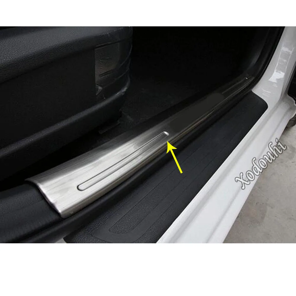 Car Cover Pedal Door Sill Scuff Plate Inner Built Threshold Trim Parts 4pcs For Hyundai Elantra Avante 2016 2017 2018 2019 2020 |