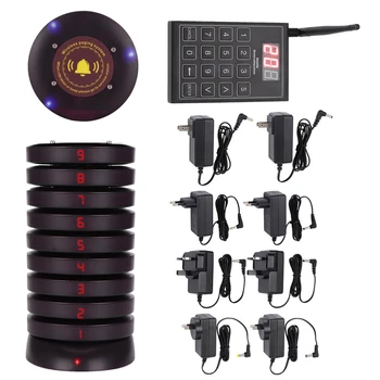 

Restaurant Pager Wireless Calling Paging System Waiter Pagers Guest Paging Queuing System Receiver for Cafe Fast Food