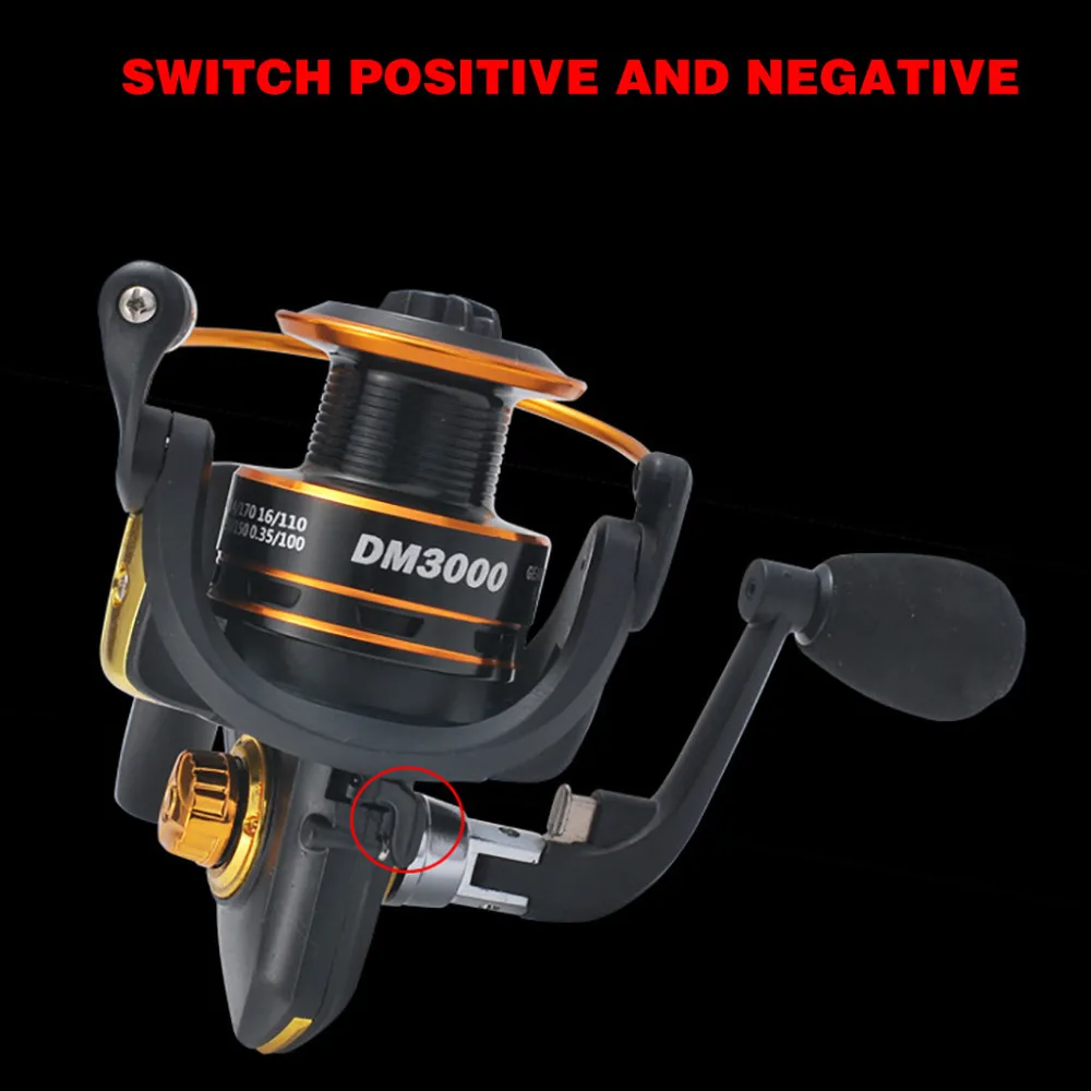 Spinning Reels Light Weight Ultra Smooth Powerful Spinning Fishing Reels DM4000 #4C04 (17)