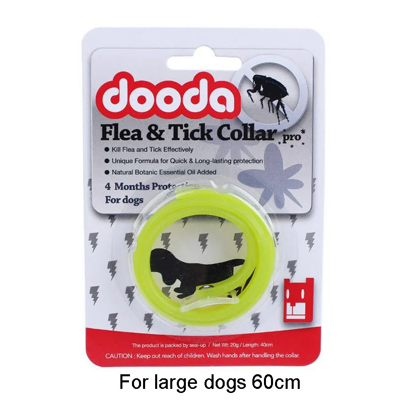 yellow for small dog Силиконовый ошейник для питомцев, собак, кошек, против вшей, чумы, комаров, блох, ошейник для удаления вшей, паразитов, отпугивающий насекомых - Цвет: yellow for small dog