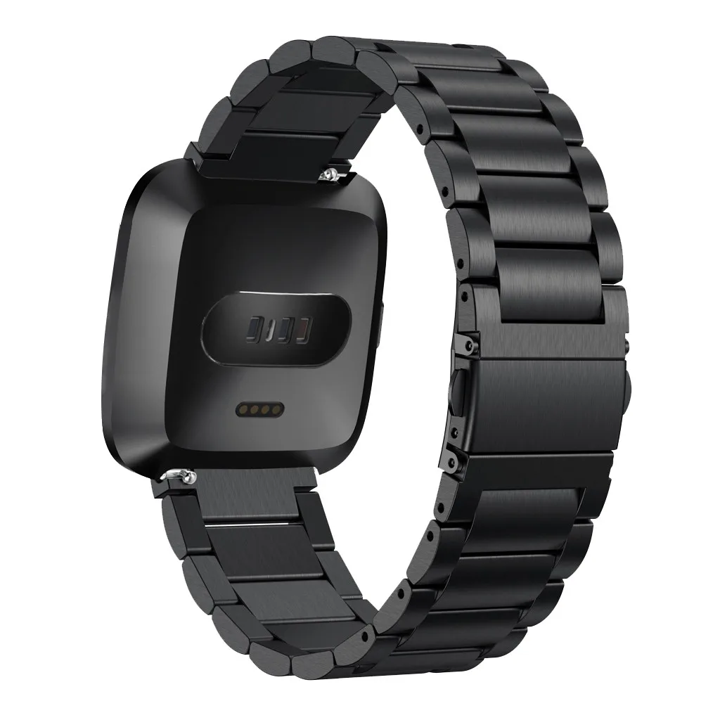 Для Fitbit Versa Lite из нержавеющей стали хотите ремешок Ремешок Браслет замена Смарт-часы аксессуары#822