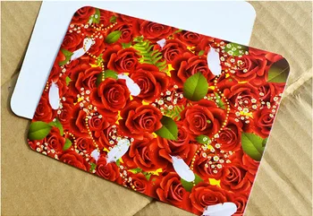 

10pcs Rose Blossom One Side Printed Classical Vintage Art Travel Postcard Greeting Card Birthday Gift Postcards Illustration