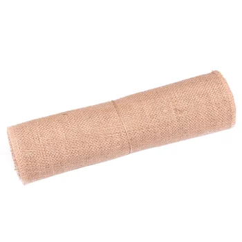 

1 Roll Creative Durable Christmas Attractive Table Decor Craft Ribbon Party Prop Burlap for Party Home Bar Hotel