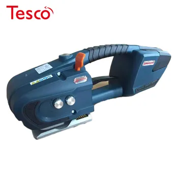 

PET PP plastic Strapping Tools battery powered 4.0A/12V battery strap machine with 2 batteries