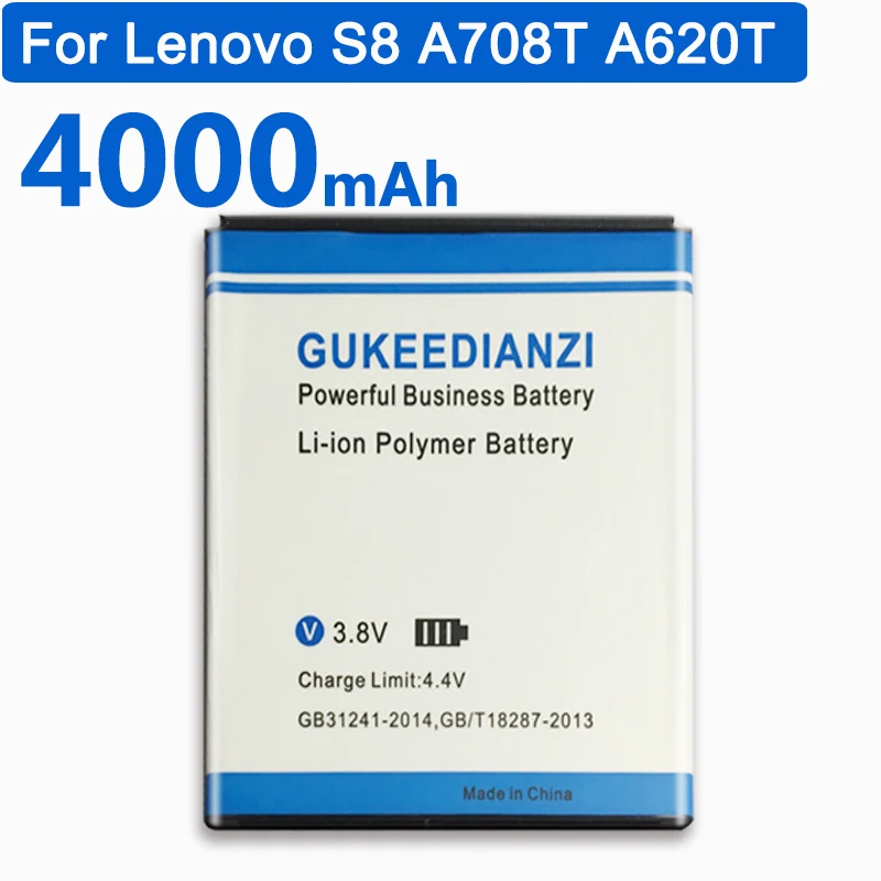 GUKEEDIANZI 4000 мАч BL212 сменная батарея для lenovo S8 S898T A708T A628T A620T литий-полимерные аккумуляторы