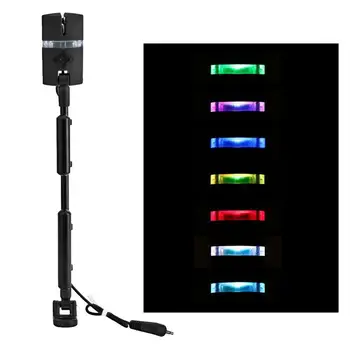 

3pcs 7 Colors Dimmable Indicator Rocker Swinger Fishing Alarm Assembly Adjustable Flash Hard Rod Wiggler Fishing Supplies