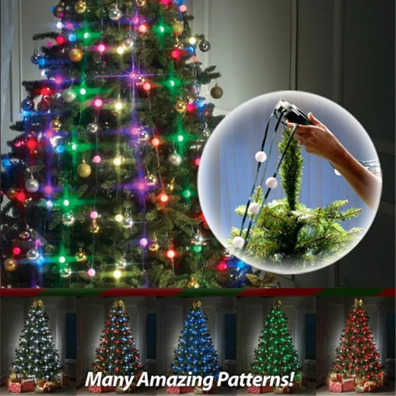 Tree Dazzler Christmas Tree Decoration Lights Led Holiday Lights Tv Christmas Outdoor Waterproof Lights Year - Christmas Pendant & Drop Ornaments -