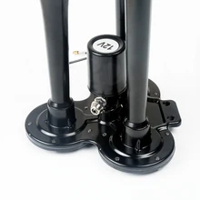 3/Тройная труба Воздушный Рог Мощный Громкий 150 дБ 12 В для автомобиля Грузовик Мотоцикл лодка(черный