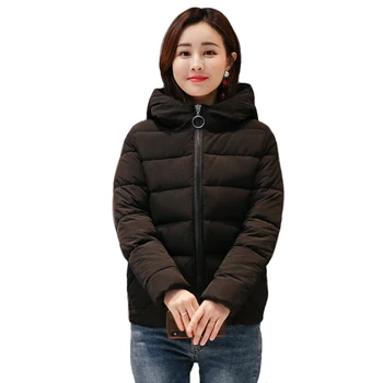 

new design Korean Style 2020 Winter Jacket Women Stand Collar Solid Female Down Coat Loose Oversized Womens Short Parka coat 005