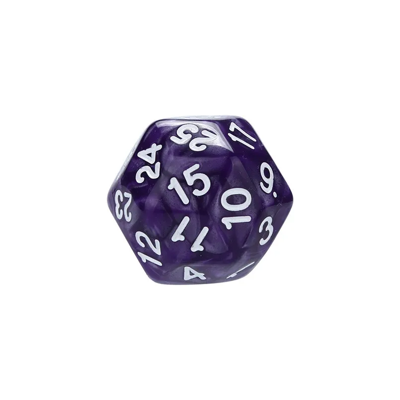 Polyhedron D30 акриловая игра в кости игра dnd Набор Игральных кубиков dados poliedricos идеальный подарок многогранные кости кубики любовников башня 30A20 - Цвет: purple dice set