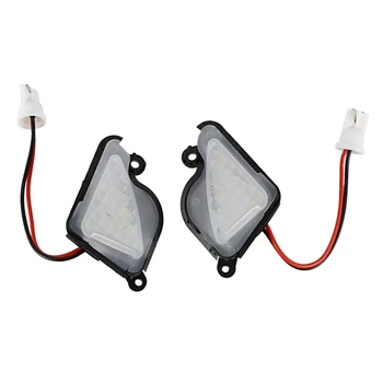 

2X 6500K White Led Under Side Mirror Light Puddle Lamp For Skoda Octavia Mk3 5E 2012-2017 Superb 2 Octavia 3