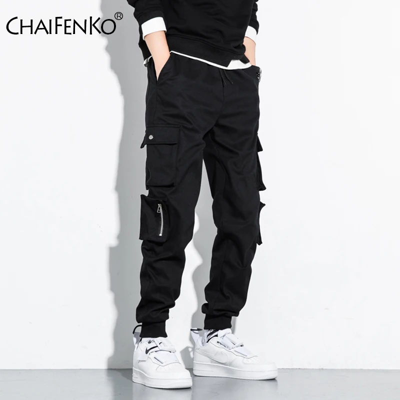 CHAIFENKO Hip Hop Cargo Pants Men Fashion Harajuku Harem Pant Streetwear Casual Joggers Multi-Pocket Tie feet Men Pant M-8XL CHAIFENKO Hip Hop Cargo Pants Men Fashion Harajuku Harem Pant Streetwear Casual Joggers Multi-Pocket Tie feet Men Pant M-8XL