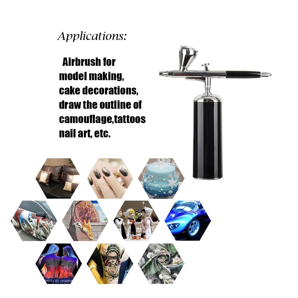 US $52.50 Cordless Portable Airbrush Compressor Kit Air Brush Mini Cheap Wireless Electric Makeup Pen Gun Set Equipment Machine Pump