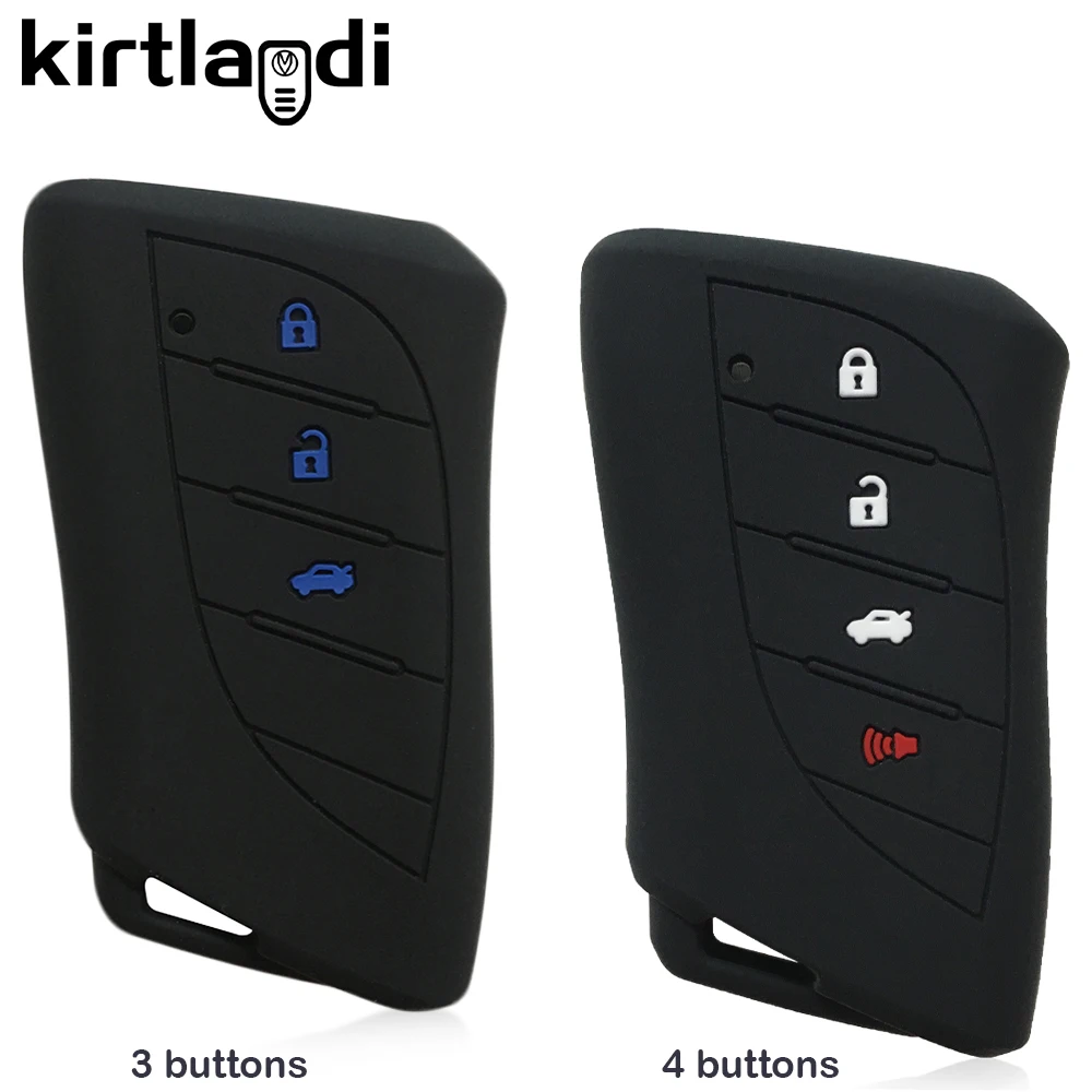 Silicone Key Case Car Key Cover Shell for Lexus ES NX GS RX UX250 UX260