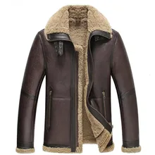 Новинка, мужская куртка из натуральной кожи, высокое качество, натуральная овчина, летная куртка, Мужская короткая зимняя кожаная куртка