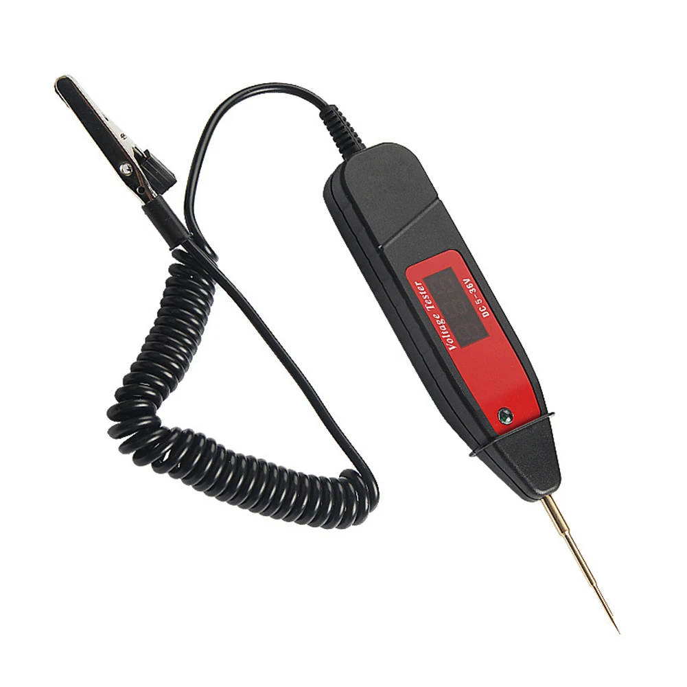 Digital Car Fuse Electric Circuit Probe Tester 5-36V Voltmeter Indicator Pen 