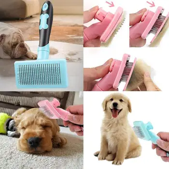 

Manual Hairbrush Comb Pet Fur Removal Tool Dog Cat Grooming Hair Trimmer Cat Dog Brush Pet Combs Brush for Dog and Cat