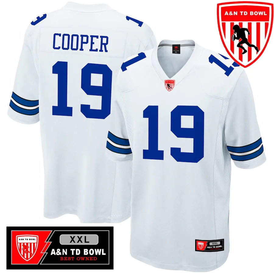 

A&N TD BOWL Customized Youth Sports American Football Jersey Dallas Jerseys Amari Cooper Fans Cheap Stitch Jersey