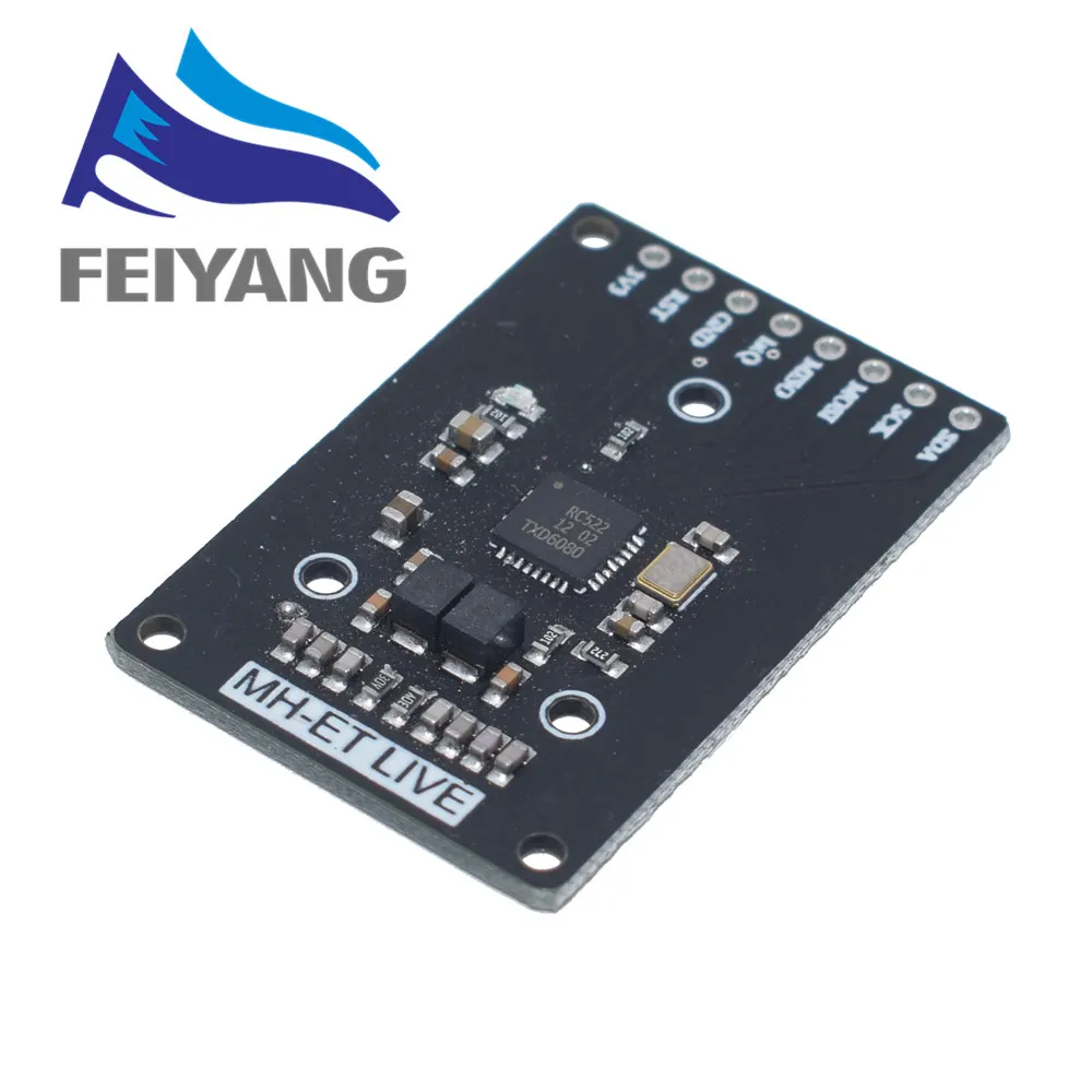 1PCS RFID module RC522 mini Kits S50 13.56 Mhz 6cm With Tags SPI Write& Read for arduino uno 2560