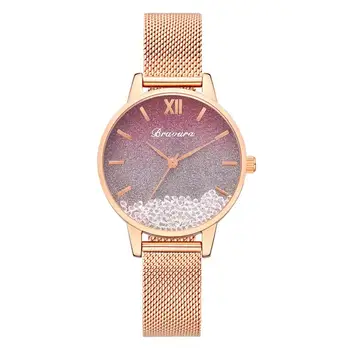 

Luxury Rhinestones Women Watches Fashion Starry Sky Dial Design Ladies Wristwatches Female Quartz Stainless Steel Watch Gifts