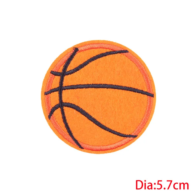 Prajna DIY Bandage Embroidered Patches For Clothing Sport Ball Patch Iron On Stickers Cute Patch Kiss Lip Badge Applique Decor F