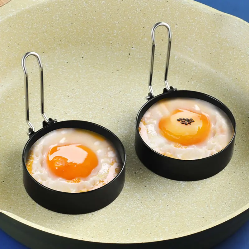 Round Egg Form Egg Ring Pancake Maker For Fried Eggs Nonstick Stainless
