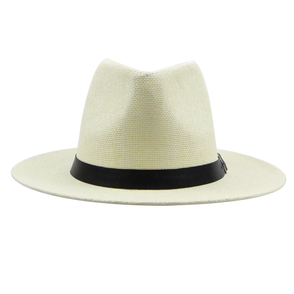Весенняя и летняя Пряжка для мужчин Топ шляпа полоса Солнцезащитная крышка сетка дышащая Мода