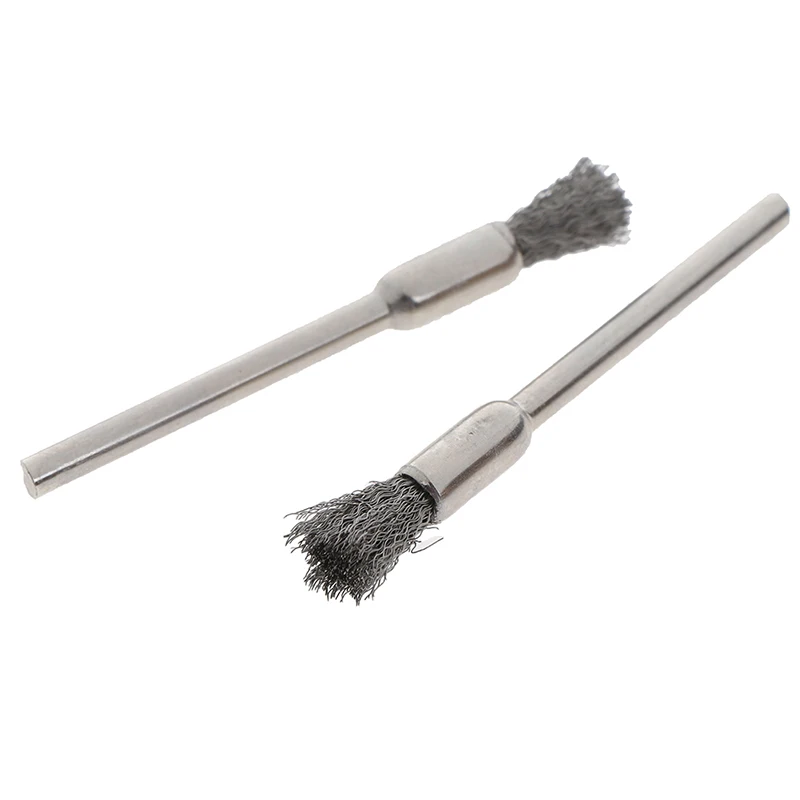 50mm Steel Wire Brushes Polishing Wheel Brush for Tools Mini Brushed Burr Welding Metal Surface Pretreatment Grinding Brush 4pcs