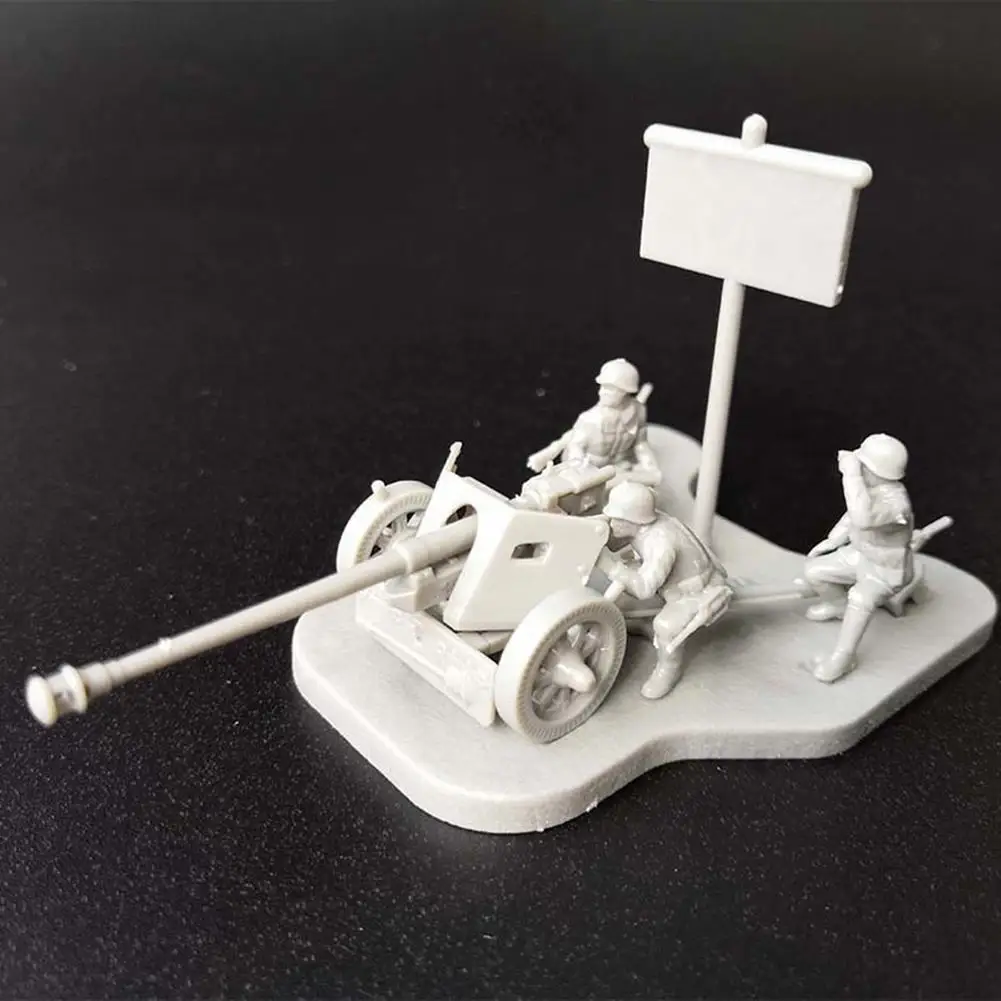 Новый 4D 1/72 вариант PAK40 Танк DIY сборка Неокрашенная модель игрушка детский подарок