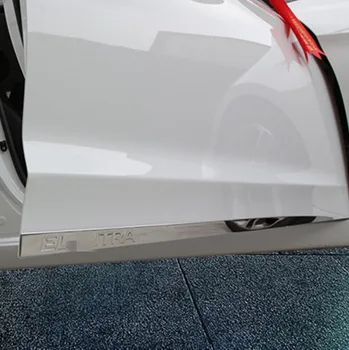 

Stainless steel car door side decoration body trim 4pcs for Hyundai Elantra 2016 2017 2018