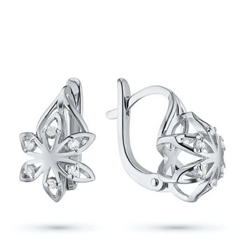 

Earrings made of white gold with diamond e0901sg03155100