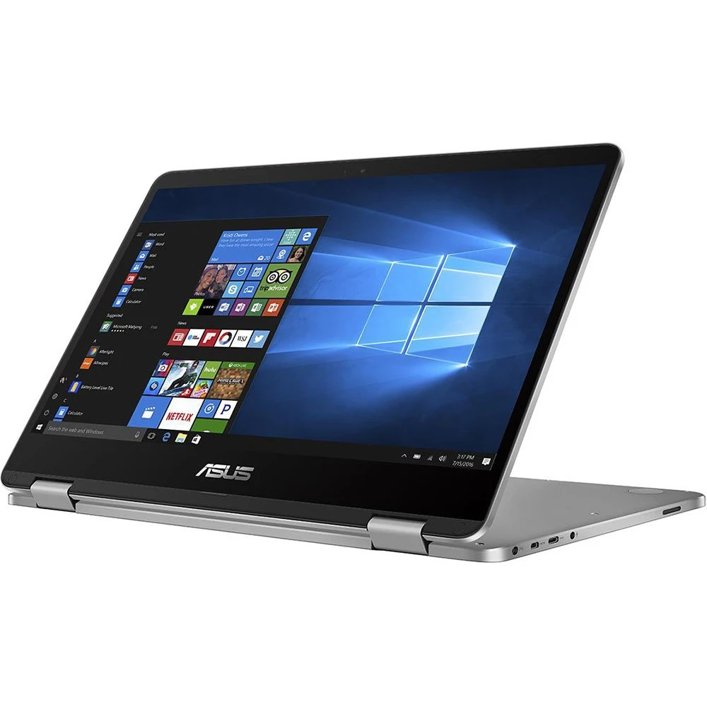 Ноутбук ASUS TP401CA-EC083T Intel Core M3 7Y30/4GB/128GB SSD/No ODD/14" Touch FHD IPS/Intel HD Graphics 615/Cam/Wi-Fi/Win10/Grey