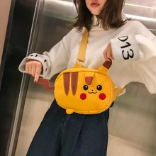 Горячая ins Новое поступление японское аниме mochila kawaii милая сумка веселое Harajuku Дети Мини Пикачу bolsa рюкзак девушки сумка