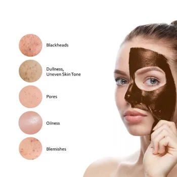 

Natural Green Tea Remove Blackhead Acne Mask Deep Clean Shrink Pores Peeling Moisturizing Face Nose Skin Care Treatment TSLM1