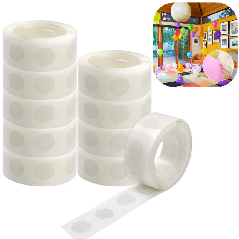 Sellotape Sticky Dots 10mm Removable Adhesive Clear Box 1600