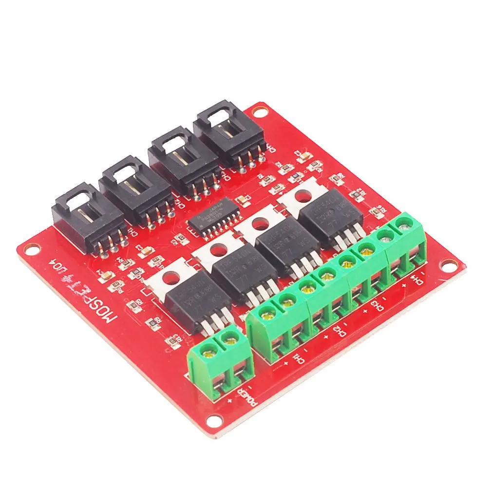 Электронный строительный блок четырехходовой переключатель MOSFET переключатель макетная плата IRF540 изолированный модуль питания