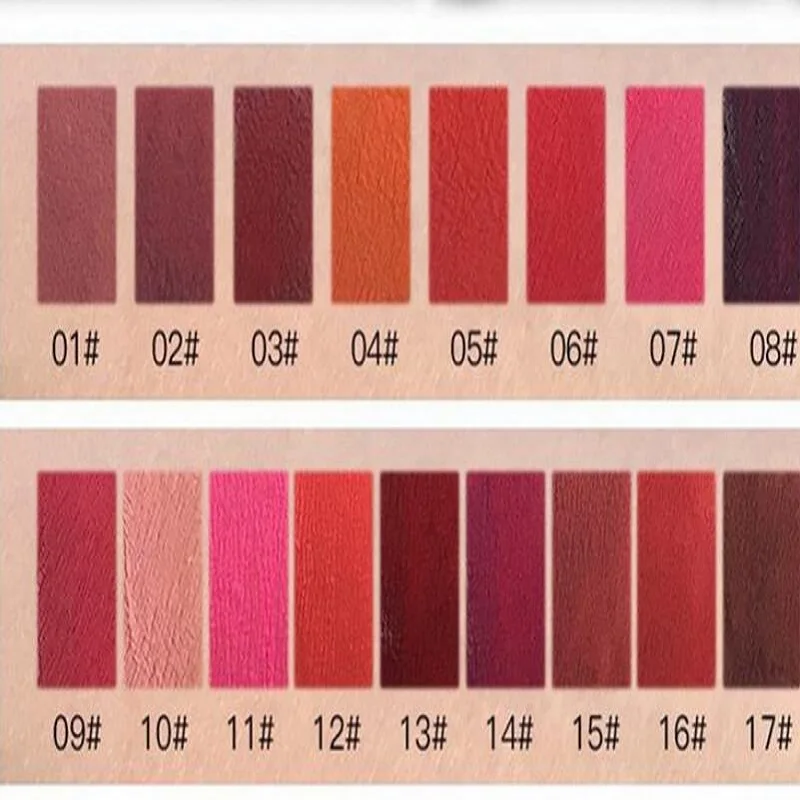 Hot Sales Waterproof Liquid Lipstick Makeup Lip Gloss Metallic Matte Lipstick Cosmetic Sexy Batom Mate Lip Tint Lasting 24Hours Hot Sales Waterproof Liquid Lipstick Makeup Lip Gloss Metallic Matte Lipstick Cosmetic Sexy Batom Mate Lip Tint Lasting 24Hours