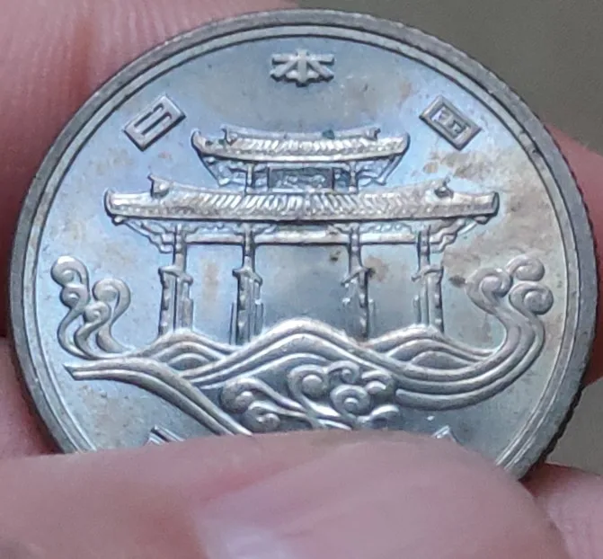 22 5 мм Okinawa Japan 1975 100% настоящая коморативная монета оригинальная коллекция|coin|coin