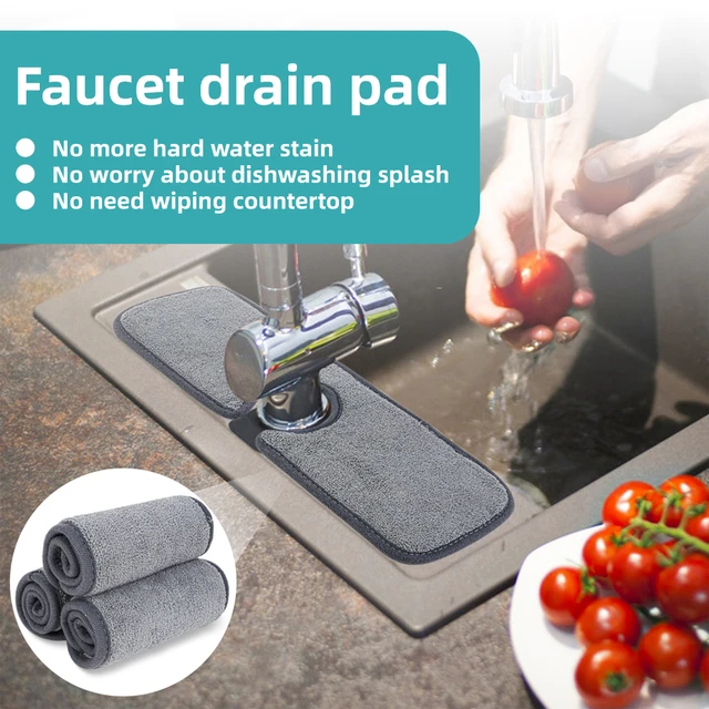 This On-Sale Microfiber Dish Mat Protects Countertops from Water