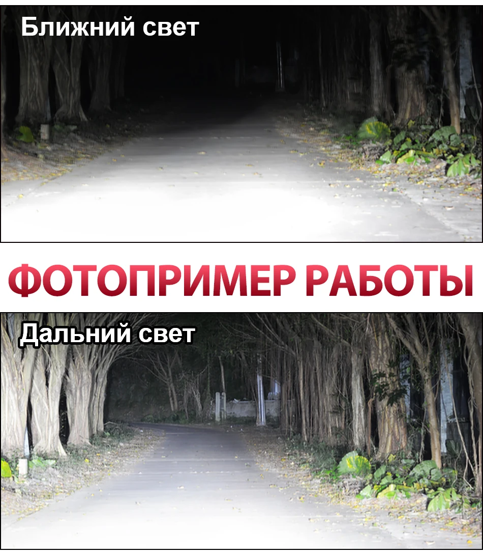 CARLitek With Lumileds Luxeon ZES chips H4 h7 led bulb h11 6000k Bulb H8 H9 9005 HB3 9006 HB4 Lamp mini size Light car headlight