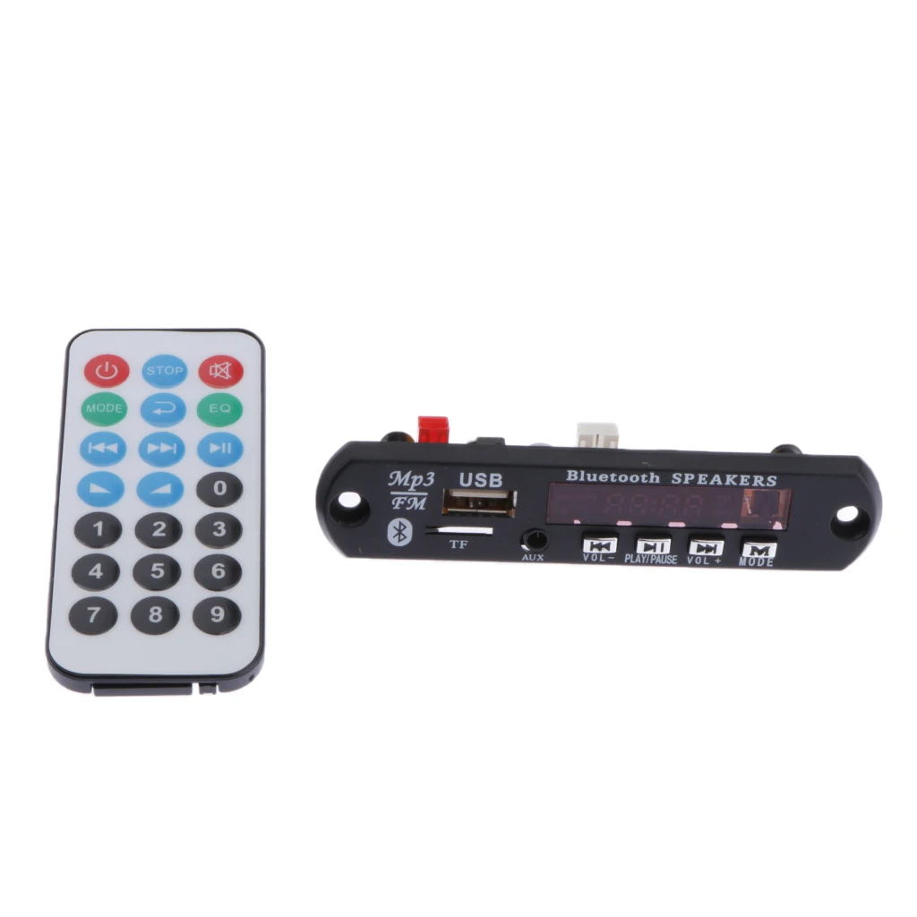 Led Display 12V  Mp3 Audio Decoder Board FM Radio Usb For Car
