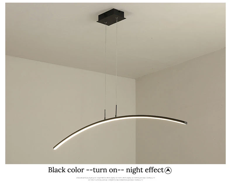 H309624baec0e4724b5de36e6926b5262p Remote control Modern LED Pendant Lights For study Kitchen Dining Living Room Cord Hanging Lustre Indoor Lamps Input AC90-260V