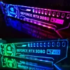 RGB GPU Bracket NVIDIA RTX3090 RTX3080 DIY VGA Support Customize Horizental Video Card Holder 5V12V AURA Water Cooler Custom MOD ► Photo 3/6