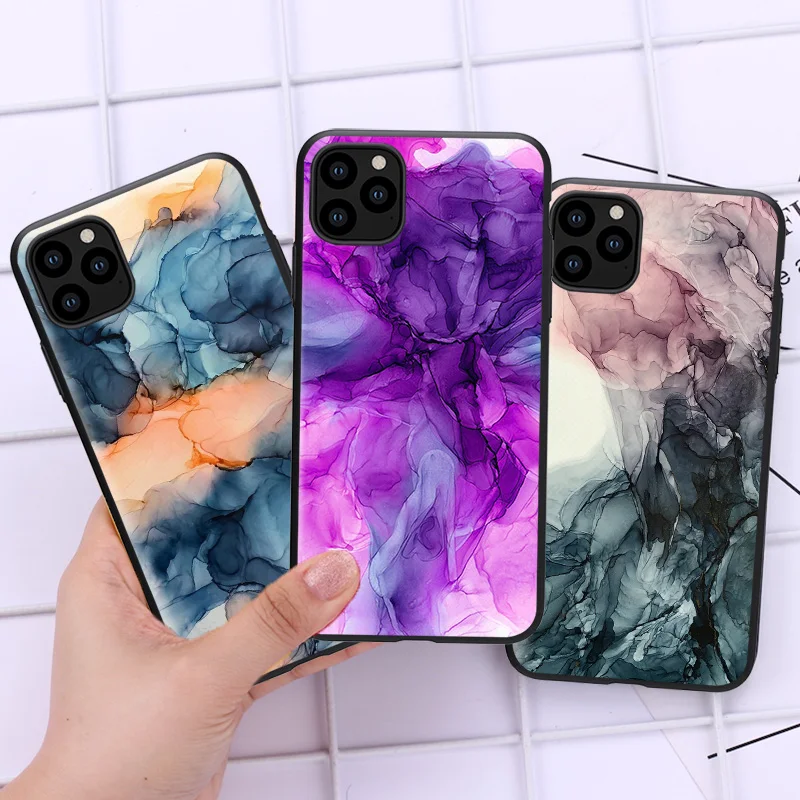 Чехол для iPhone 11 Pro Max Se 2020 6 6s 7 8 Plus 5 5S X XR XS ТПУ с рисунком | Мобильные телефоны и