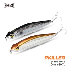 

Kingdom Fishing Lures Silently Vibrating Sinking Pencil Jerkbaits Artificial Hard Bait Wobbler For Pike Goods For Fishing Tackle