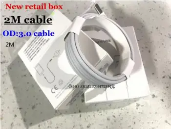 

DHL 100pcs/lot 6 generations Original OEM quality 1m 3ft 2M 6ft USB Data Sync Charge Cable phone cable With retail package NEW