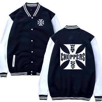 

Baseball uniform Spring Autumn Sweatshirt West Coast Choppers Men Slim Fit Jacket Men Hip Hop Harajuku Unisex Baseball Jacket