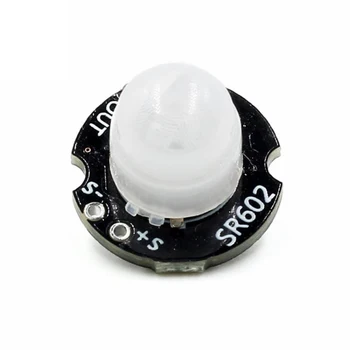

MINI Motion Sensor Detector Module SR602 Pyroelectric Infrared PIR kit sensory switch Bracket for Arduino Diy With lens